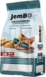 Бентонитовый наполнитель для кошек Jembo 10 л Натуральный