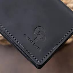 Візитниця з обкладинкою для ID-паспорта з натуральної шкіри Grande Pelle 11291 чорна - мініатюра 8
