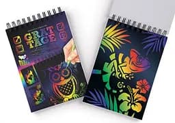 Набор для творчества Блокнот с гравюрами Grattage, А5, Danko Toys