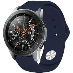 Силіконовий ремінець BeCover для Samsung Galaxy (20 mm)/Watch 5/ Watch 4 40/44mm/Watch 4 Classic 42 mm/Watch Active/Active 2 40/44mm/Watch 3 41 mm/Gear S2/Classic/Gear Sport Blue-Horizon (706179) - мініатюра 3
