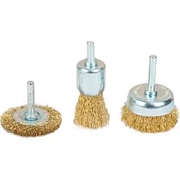 Набір щіток Sigma дротяних для дриля 3 шт (9010011)