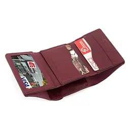 Жіночий шкіряний гаманець Grande Pelle 8х10х2 см acs0029354 - мініатюра 4