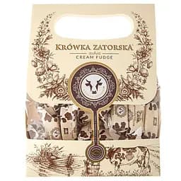 Цукерки Krowka Zatorska Іриски молочно-вершкові 350 г