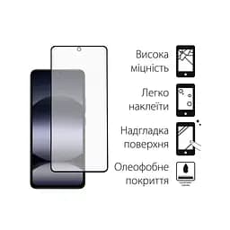 Чохол до мобільного телефона Dengos Kit Xiaomi Redmi Note 14 case Matte + glass (Black) (DG-KM-127) - мініатюра 3