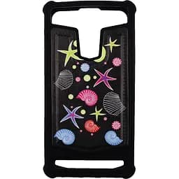 Чохол-накладка Toto Universal TPU case with image 5.5" Sea Stars Black