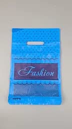 Пакети з вирубаною ручкою (20*30)"Fashion смужка синій (100 шт.)