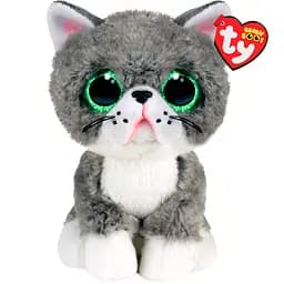 Мягкая игрушка TY Beanie Boos Серый котик Fergus 15 см (36581)