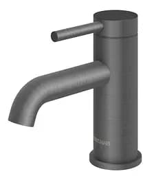 Смеситель для умывальника Kohlman Axel graphite низкий QB100AG Графит