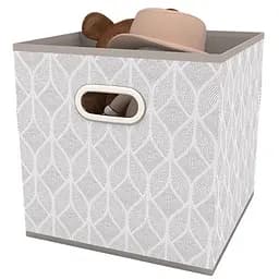 Короб для зберігання EuroHome без кришки 30х30х30 см Beige Leaf (405196)