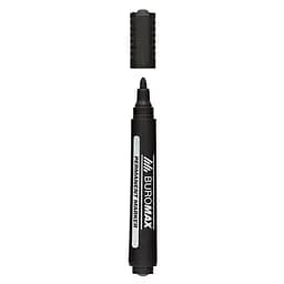 Маркер водостійкий Buromax Jobmax BM.8700-01 чорний - мініатюра 2