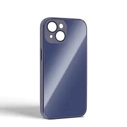 Чехол-накладка для Apple iPhone 14, Replica MagSafe, фиолетовый, противоударный защитный чехол с магнитным кольцом MagSafe, защита всего корпуса, TPU+PC, зеркальный, выступающий бортик вокруг экрана, ArmorStandart (ARM76198) - мініатюра 2