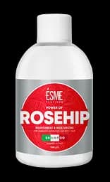 Шампунь Esme Platinum Rosehip с маслом шиповника, для поврежденных и секущихся волос, 1000 мл