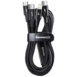 Кабель Baseus Rapid 20W 3 в 1 Micro USB Type-C Lightning 1,5 м CAMLT-SC01