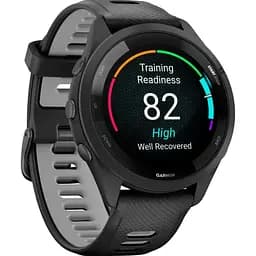 Смарт-годинник Garmin Forerunner 265 Black Bezel and Case with Black/Powder Gray Silicone Band 010-02810-10 [89347] - мініатюра 2