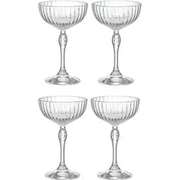 Набір келихів для коктейлю Bormioli Rocco America'20s 220 мл 4 шт. (122137GSB021990) - мініатюра 2