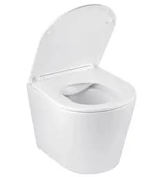 Унітаз підвісний безобідковий Kroner Armada WHI513636 RIMLESS з сидінням Slim Duroplast / Soft-close / Quick relase (KA513636WHIR) (CV029610) - мініатюра 3