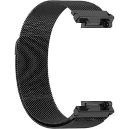 Ремешок DK для Xiaomi Amazfit T-Rex 2 (A2169) Metal Milanese Loop Magnetic (black)
