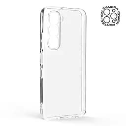 Прозрачный чехол для Infinix Hot 60 5G с защитой камеры, тонкий, силиконовый, бесцветный, ударопрочный, противоударный бампер с закрытой камерой, ArmorStandart (ARM87225) - мініатюра 2