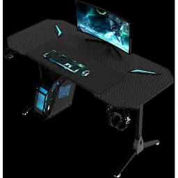 Геймерський комп'ютерний стіл GT Racer T-1211, 120x60x73 Black (T-1211 (120x60x73) Black)