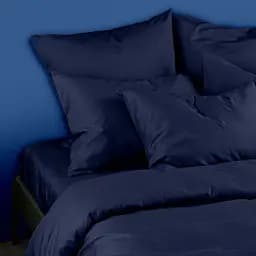 Підковдра Cosas сатин Dark Blue Satin полуторна160х220 см (Сатин_Синий_160P) - мініатюра 2