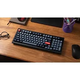 Клавіатура Keychron V5 Max Gateron Jupiter Brown Knob Hot-Swap QMK Wireless/Bluetooth/USB-А UA Black (V5M-D3-UA) - мініатюра 8