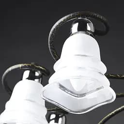 Люстра стельова Brille E14 40W BK (LK-285C/8) - мініатюра 8