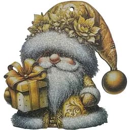 Прикраса новорічна Mis Lt Фігурка казкова 2Д дерев'яна колір в асортименті