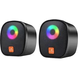 Комп'ютерні колонки Kisonli X11 RGB Black