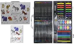 Набір для творчості 63 предмети Звірята у валізі, 34.5x27.5x5.5 см, 004-84