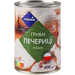 Уценка. Грибы Премия Шампиньоны нарезанные стерилизованные с/б 400 г (327513)