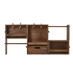 Кемпинговая этажерка с полками Naturehike CNH22JU018 натуральное дерево