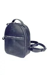 Кожаный рюкзак Groove S синий винтажный