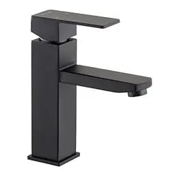 Змішувач для умивальника Mixxus KUB-001 black MI2810 Чорний матовий