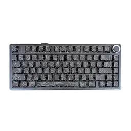 Игровая механическая клавиатура AULA F75 / Три режима подключения / Seiya Switch / Black Lines