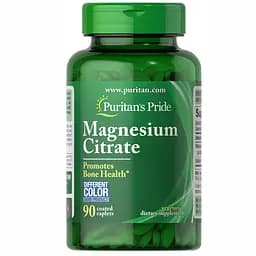 Цитрат Магнію Puritans Pride Magnesium Citrate 90 капсул