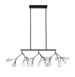 Люстра LED PETALS Levistella 918LP264-27 BK+CL