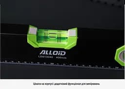 Рівень будівельний Alloid Pro 3 капсули з магнітом 60 см (LD-013060) - мініатюра 3