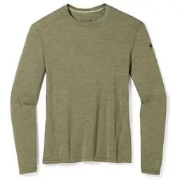 Термокофта Smart Wool Men's Merino 250 Baselayer Crew Boxed Winter Moss Heather XXL (1033-SW SW016350.K661-XXL)