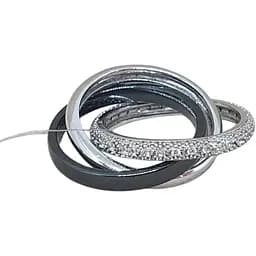 Срібне кільце Aurora з керамікою і фіанітами. С1110Ч