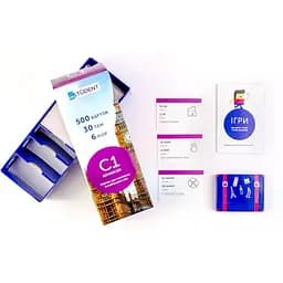 Настольная игра English Student Карточки для изучения английского языка English Student Advanced C1 (укр.) (39122624)