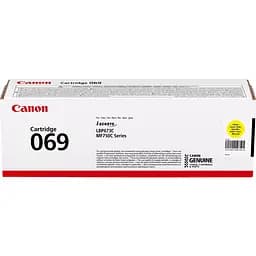 Картридж Canon 069 MF752Cdw/MF754Cdw/LBP673Cdw Yellow 1900 стор teh0015536