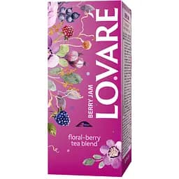 Бленд квітково-ягідного чаю Lovare Berry Jam 36 г (24 шт. х 1.5 г) - мініатюра 2