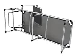 Ліжко розкладне Bo-Camp Sun Lounger With Sunscreen 5 Positions Black (1304460) - мініатюра 6