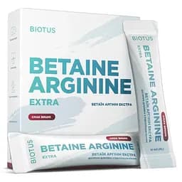 Бетаин Аргинин Экстра Biotus вкус вишни 10 саше х 10 мл