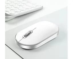 Миша бездротова XiaomiMiiiW Air Dual Mode Wireless Mouse Silent Edition (MWWHM01) White - мініатюра 4