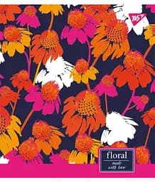 Набор тетрадей Yes Floral explosion А5 в клетку 18 листов 10 шт. (765183)