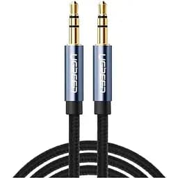 Аудио кабель Ugreen AV112 3.5 мм Male to 3.5 мм Male Cable золотистый Plated Metal with Braid 1.5 м (10686)