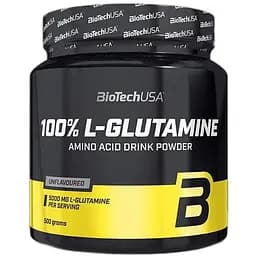 Амінокислота BiotechUSA 100% L-Glutamine 500 грам