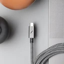 Кабель USB-C to USB-C Native Union Belt Cable Pro 240W Zebra 2.4 м (BELT-PRO2-ZEB-NP) - мініатюра 5