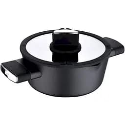 Кастрюля Bergner Ion plus с крышкой 20 см 2 л (BG-35910-BK)